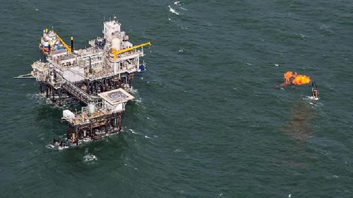 Fire reported on oil platform in Gulf of Mexico off Louisiana coast